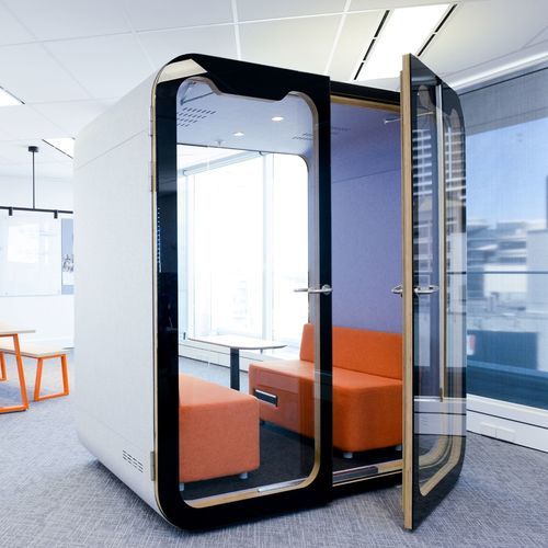 Escritório POD acústico - 2S2 - Dancoo Acoustic Pods Manufacturing Co.,Ltd. - ergonômico / USB / com iluminação LED integrada