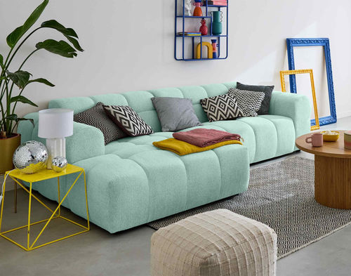 Sofá de canto - RAY : 1674B - Best Mobilier - contemporâneo / em tecido / com braços