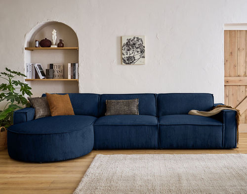 Sofá de canto - SPIAGGIA : 1996B - Best Mobilier - contemporâneo / em veludo / com braços