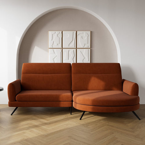 Sofá de canto - TERRY - Best Mobilier - moderno / em tecido / em espuma de poliuretano