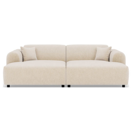 Sofá contemporâneo - AUMANCE - Best Mobilier - para sala / em veludo / em espuma de poliuretano