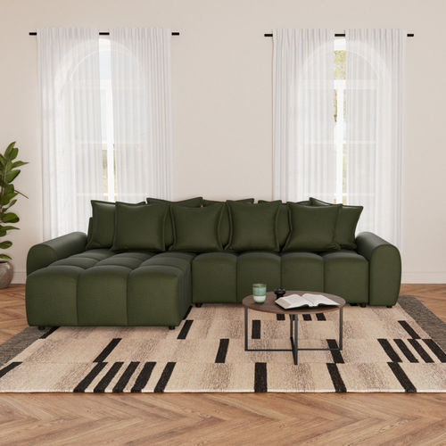 Sofá de canto - ADELAIDE - Best Mobilier - contemporâneo / em tecido / em espuma de poliuretano