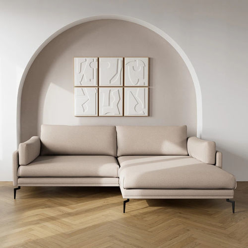 Sofá de canto - CARLOS - Best Mobilier - contemporâneo / em tecido / estofado