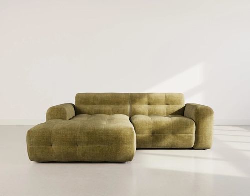 Sofá de canto - DIANE - Best Mobilier - contemporâneo / para sala / em veludo