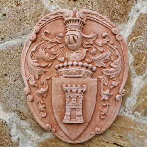 Escultura em terracota - Torre  - cestenoli srl - para ambiente externo / feita à mão / made in Italy