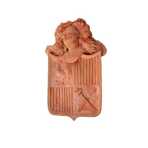 Escultura em terracota - Scudo  - cestenoli srl - para ambiente externo / feita à mão / made in Italy