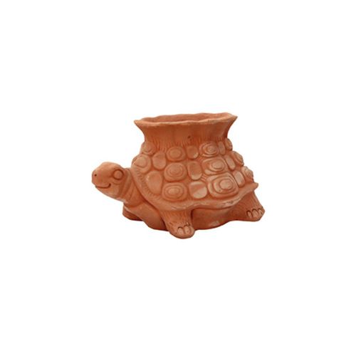 Vaso de jardim em terracota - Tartaruga Aperta - cestenoli srl - de instalação livre / redondo / da linha residencial