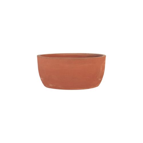 Floreira em terracota - liscio moderno - cestenoli srl - oval / feita à mão / contemporânea