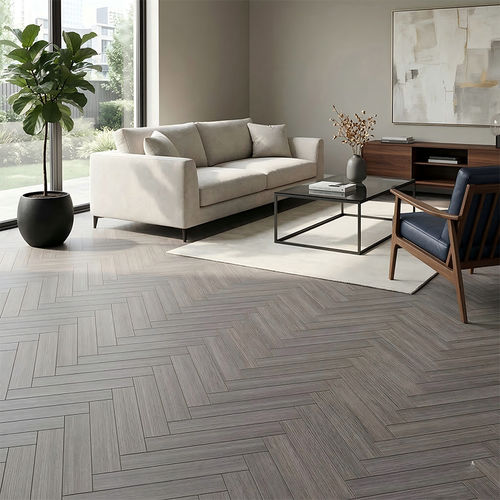 Piso maciço - DF-R1184 - Dief Flooring - chevron / laqueado / escovado