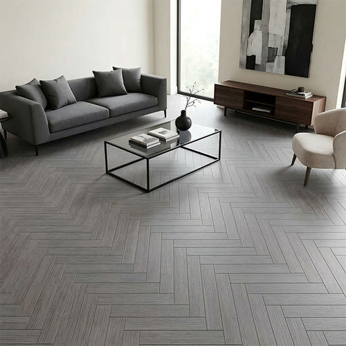 Piso maciço - DF-R1172 - Dief Flooring - chevron / laqueado / escovado
