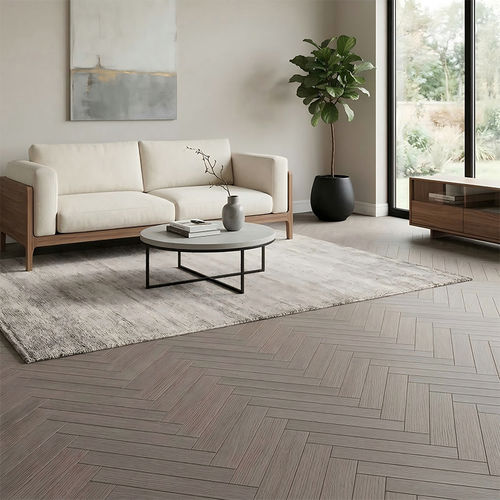 Piso maciço - DF-R1177 - Dief Flooring - chevron / laqueado / escovado