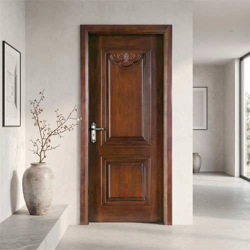 Porta interna - DFD-NV-09 - Dief Flooring - com folheado de madeira / de abrir / contemporânea