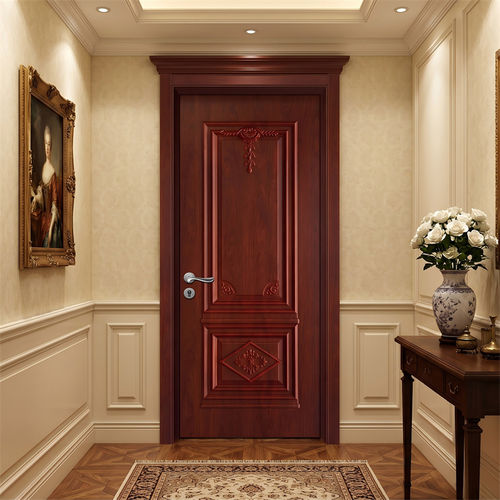Porta interna - DFD-SW-03 - Dief Flooring - em madeira maciça / de abrir / clássica