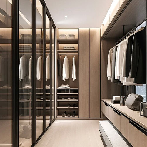 Closet modular - DFD-WI-05 - Dief Flooring - contemporâneo / em madeira / em vidro