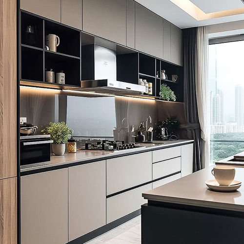 Cozinha contemporânea - DFD-KC-04 - Dief Flooring - em madeira / em pedra / grande
