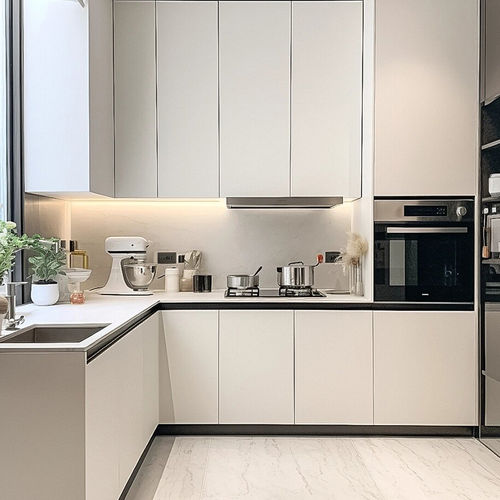 Cozinha contemporânea - DFD-KC-08 - Dief Flooring - em madeira / em pedra / em L