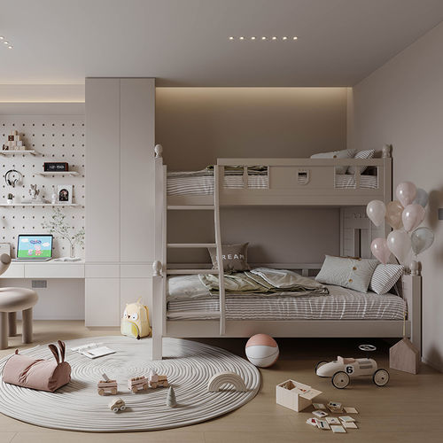 Quarto infantil branco - DFD-BBW-04 - Dief Flooring - cor personalizável / em madeira