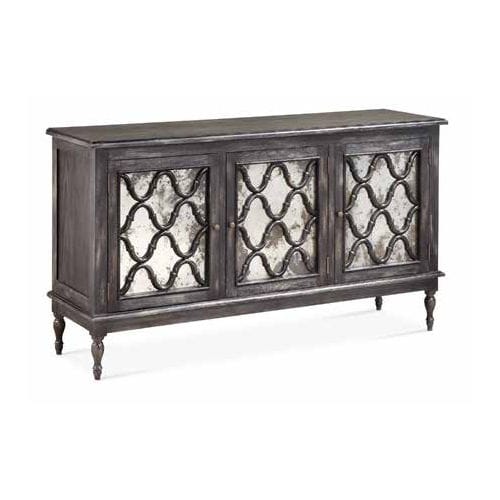 Buffet aparador clássico - 940970-NEG - BAMBO BLAU - em madeira / com portas de abrir / com 4 pés