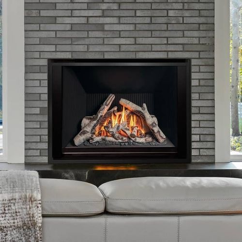 Lareira a gás propano - H6 - Valor Fireplaces - a gás natural / de embutir / Face única