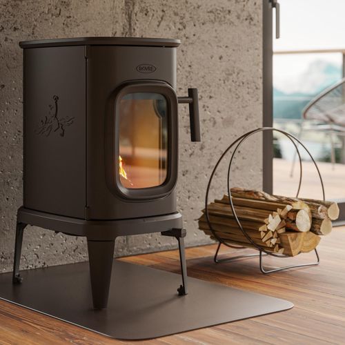 Salamandra a lenha - SAGA101 - Dovre - 7 kW / de instalação livre / contemporânea