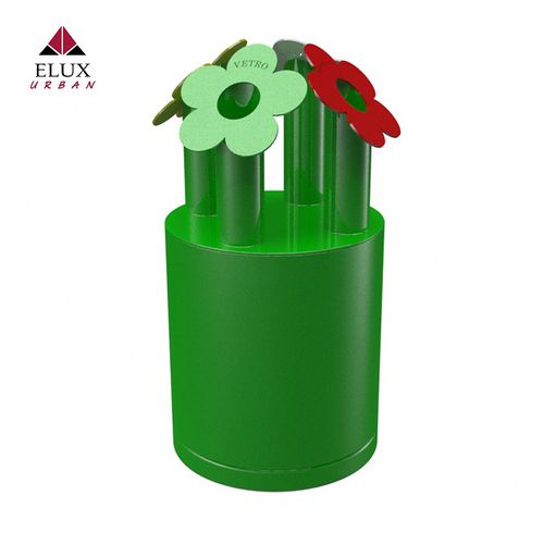 Lixeira pública - FRIULI 697 - Elux srl - de coleta seletiva / em aço galvanizado / em aço revestido a pó