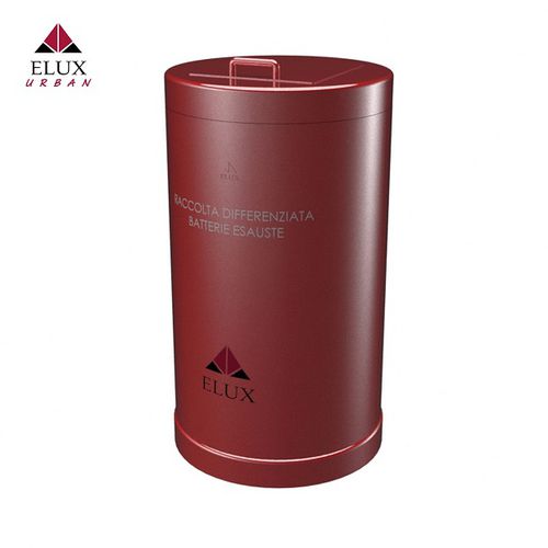 Lixeira pública - RUP PILE 626 - Elux srl - de coleta seletiva / para baterias / autoportante