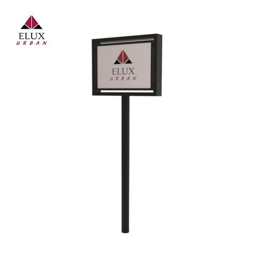 Painel informativo fixo - LOTUS 414 - Elux srl - para espaços públicos / de LED / publicitário