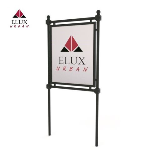 Painel informativo fixo - DHALIA 412 - Elux srl - para espaços públicos / de uso comercial / para espaço público