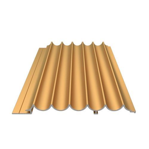Chapa ondulada - BALUARTE - Alu-Stock SA - em alumínio / 3D / efeito de telhado de telha