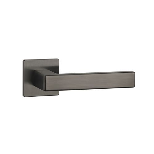 Maçaneta para porta - TILIA Q - ENGER - metálica / em madeira / contemporânea