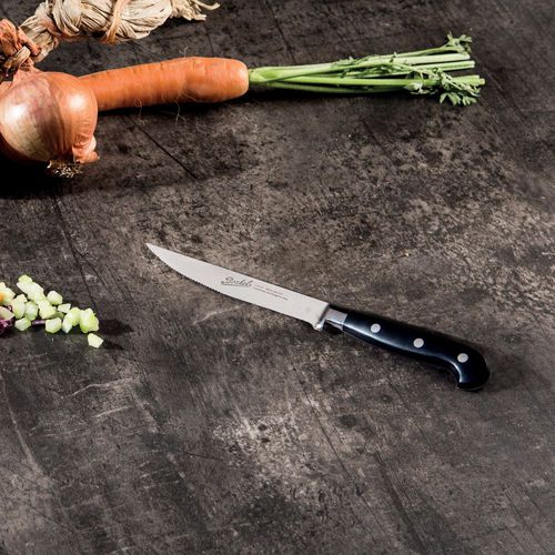 Faca de chef com cabo em resina - ADHOC 16 BLACK - Berkel - com lâmina de aço inoxidável