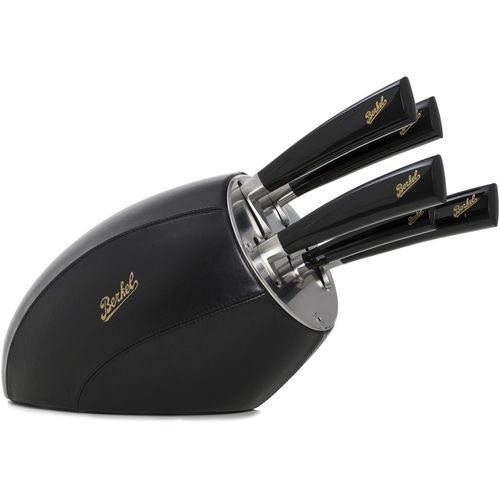 Porta-facas em couro - ELEGANCE SENSE BLACK + ELEGANCE SET - Berkel