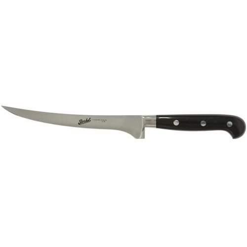 Faca de trinchar com cabo em resina - ADHOC 18 BLACK - Berkel - com lâmina de aço inoxidável