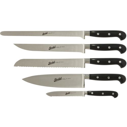 Faca de chef com cabo em resina - ADHOC SET OF 5 - Berkel - com lâmina de aço inoxidável