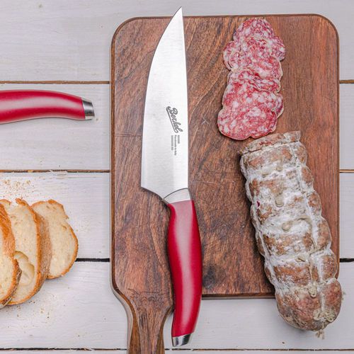 Faca de chef com cabo de plástico - TEKNICA 15 RED - Berkel - com lâmina de aço inoxidável