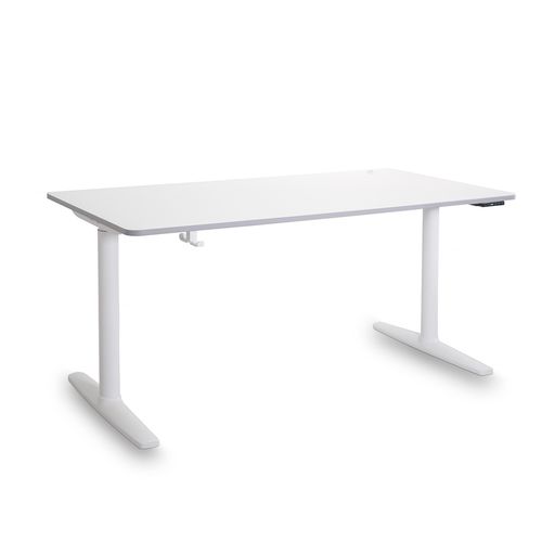 Mesa contemporânea - Tona - Mirplay Objektmöbel - em laminado melamínico / com base em aço / retangular
