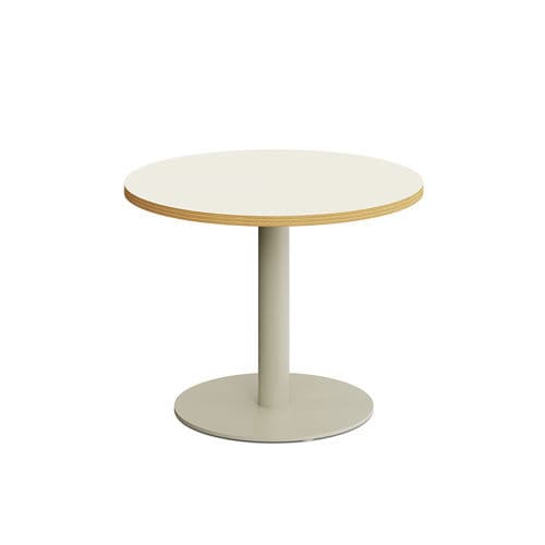 Mesa contemporânea - Thelma - Mirplay Objektmöbel - em MDF / com base metálica / redonda