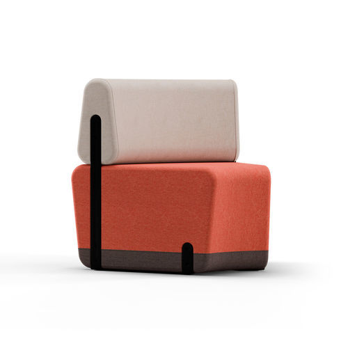 Banco estofado modular - Kalin Curved  - Mirplay Objektmöbel - contemporâneo / em tecido / em madeira