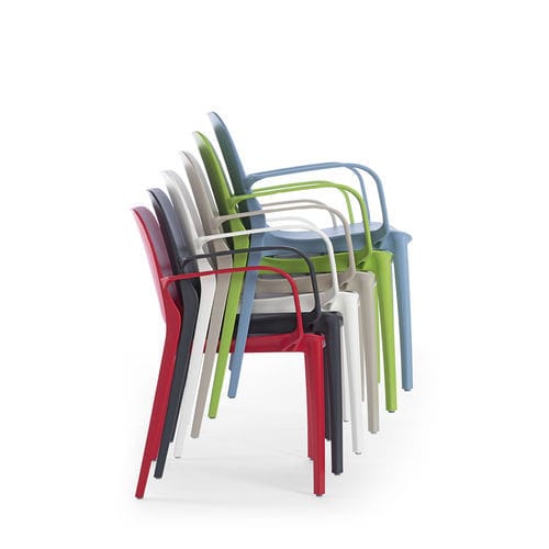Cadeira contemporânea - LEXAN - Gierre Sedute - para ambiente interno / em material plástico / com base em plástico