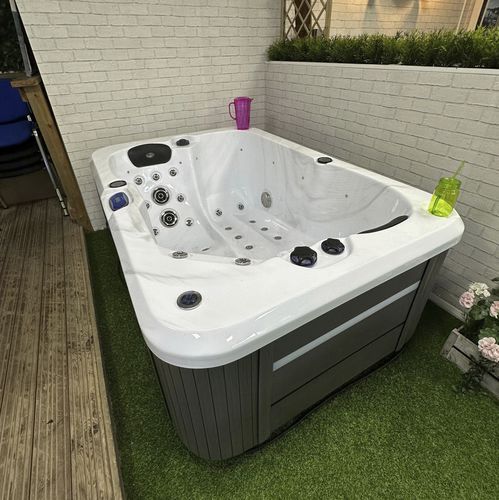 Spa acima do piso - CX-2 - Catalina Spas - retangular / de 2 lugares / em inox