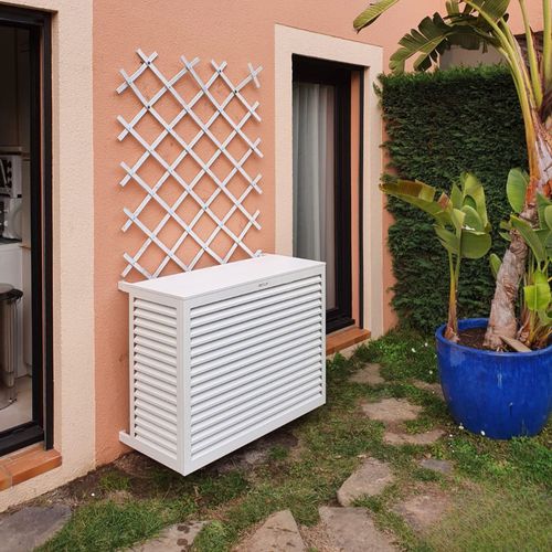 Capa decorativa para ar condicionado XL - GAMME ALU XL - DECOCLIM - para ambiente externo / de piso / de parede