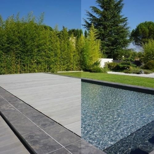 Fundo móvel em aço inox 316 L - ELEVATE - ELEVATE - em madeira / em cerâmica / em pedra
