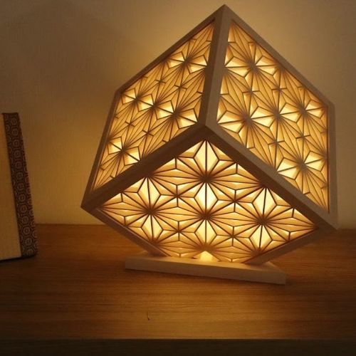Luminária de chão sem pé - KUMIKO  - Kitsutaka Co., Ltd. - em madeira / contemporânea / com bateria recarregável
