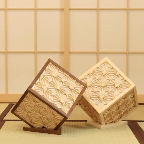 Luminária de chão sem pé - KUMIKO SHOJI - Kitsutaka Co., Ltd. - em madeira / clássica / sem fio