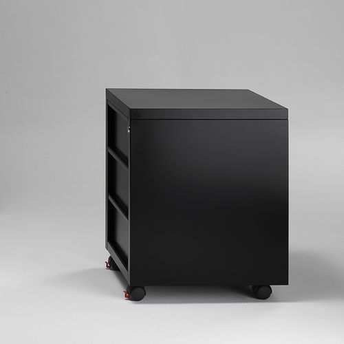 Cômoda contemporânea - ICON QS53 - Emme Italia srl - em aço / com gavetas / retangular