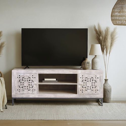 Rack de TV contemporâneo - 6899 - Giner y Colomer - em madeira / branco