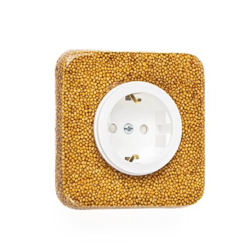 Tomada elétrica - MUSTARD SEEDS - Ornatus - USB / múltipla / de parede
