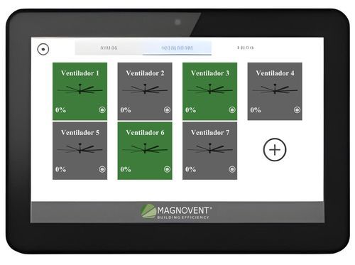 Sistema de regulação automático da ventilação centralizado - MAGNOCONTROL 10/25 - Anemoi Fans - industrial / para apartamento / programável