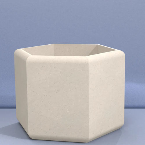 Floreira em concreto armado - BEAM 700 - Sirolis - hexagonal / modular / de alta resistência
