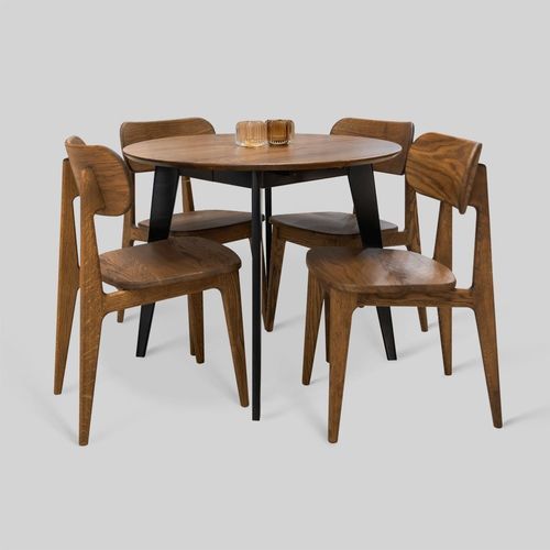 Mesa de jantar contemporânea - VERKE - Meubles des Carpates - em madeira maciça / em faia / em carvalho